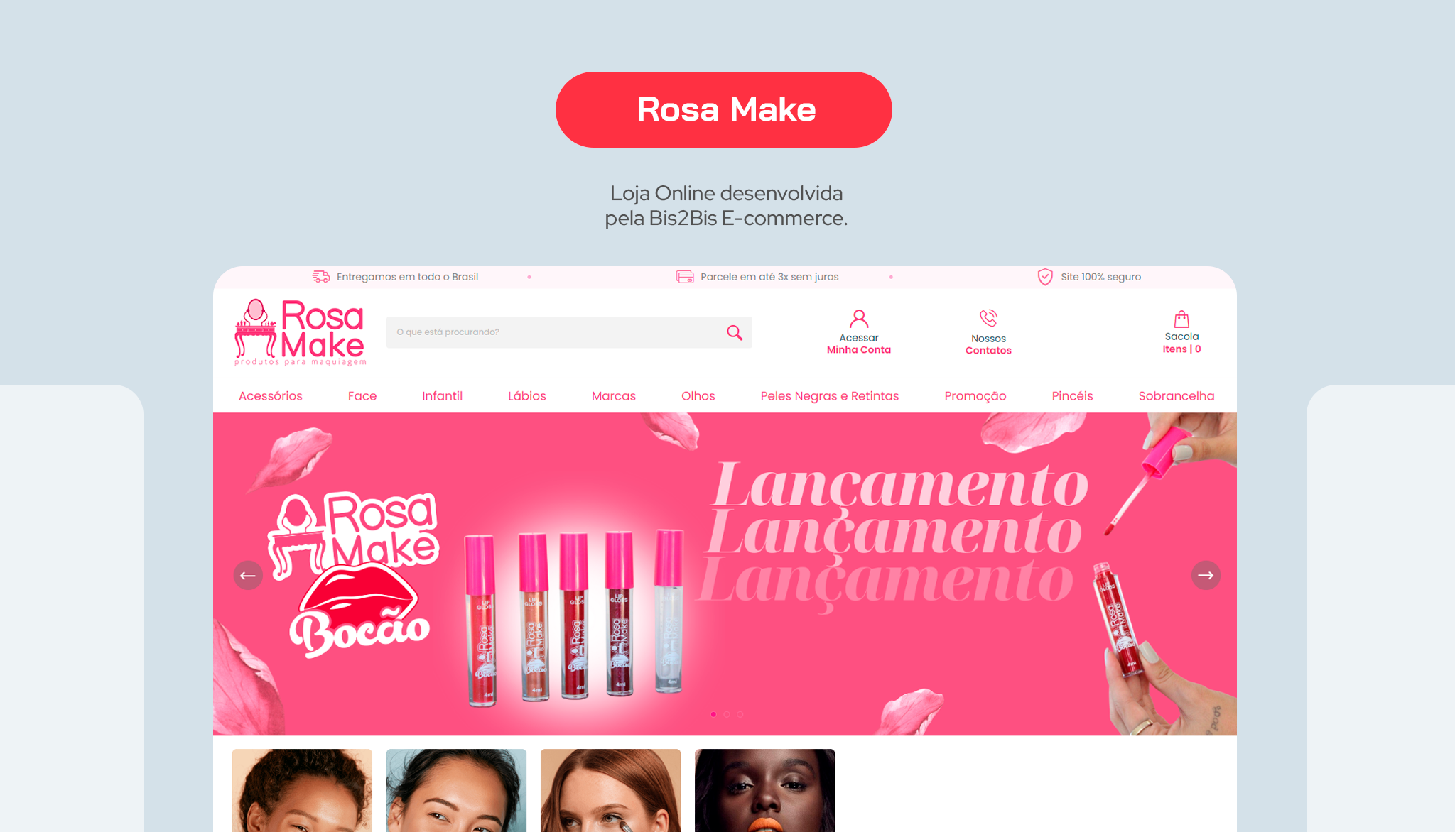 Loja Virtual de Cosméticos