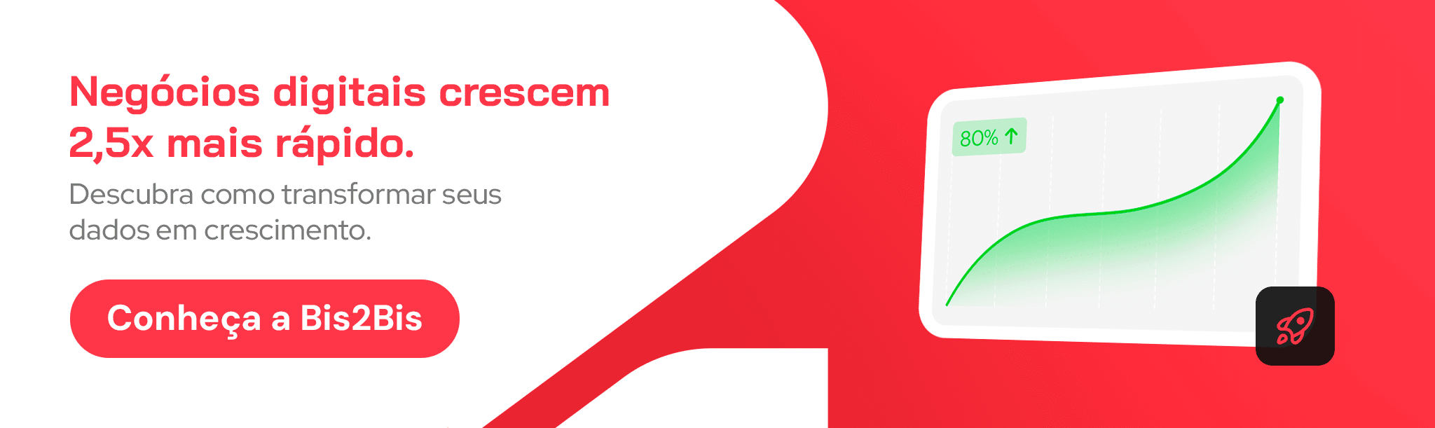 Negócios digitais crescem 2,5x mais rápido.